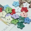 Botones de Estrella de Cinco Puntas Mate de Color Sólido, Disponibles en Múltiples Colores, Accesorios de Ropa para Suéteres, Cárdigans y Camisas, En Stock