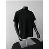 Camiseta Masculina Manga Curta, Gola Pequena, Corte Slim, Pesada, Estilo Americano, Ombro Regular, para Verão