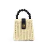 Nuevo bolso de paja de moda estilo coreano para verano, bolso tejido de mano, bolso de hombro y cruzado para mujer, elegante para fotografía callejera y vacaciones en la playa
