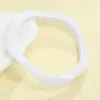 Pulseiras Cruzadas Europeias e Americanas com Design de Onda Irregular, Material Acrílico, Cores Misturadas, Joias de Mão de Alto Padrão, Simples e Modernas
