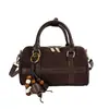 Bolso de mano vintage exquisito y único con acabado mate para mujer, nueva colección otoño/invierno 2026, bolso cruzado versátil, bolsa de mano para el trabajo y bolso tipo almohada