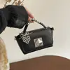 Bolso Hermoso, Fresco y Elegante, Bolso Cuadrado Pequeño de Estilo Coreano Simple para el Trabajo, Bolso Cruzado de Hombro Casual de Aspecto Caro