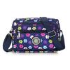 Bolsa de pano de flores Nova bolsa crossbody feminina Pano Oxford Bolsa de mãe de meia-idade e idosa Bolsa Bolsa de ombro multicamadas Bolsa de lona