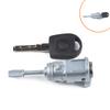 Ebay más vendido aplicable a Volkswagen Lubo/Passat cilindro de cerradura de puerta izquierda aleación de aluminio cilindro de cerradura cilindro de cerradura de puerta de coche