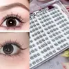 Pestañas Postizas Transfronterizas de Comercio Exterior, Estilo Orquídea Mariposa, Ligeras e Inclinadas, Pestañas Postizas Sin Pegamento, Naturales y Versátiles, Más Vendidas para DIY en Gran Cantidad