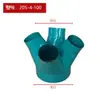 Acessórios para coletor de pó de porta de garfo de aspirador de pó bico de garfo porta de sucção em T adaptador pá de ventilador aspirador de pó para marcenaria porta de garfo de aspirador de pó