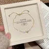 Colares e Brincos Série Oceano, Design de Nicho de Luxo Leve de Alta Qualidade, Corrente para Clavícula, Pulseira Exquisita e Doce