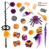 Se pueden ensamblar surtidos de juegos de accesorios de juguetes para gatos de Halloween y Navidad para proporcionar a los gatos entretenimiento autónomo y aliviar el aburrimiento, juguetes para mascotas al por mayor