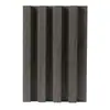 Grelha de madeira maciça personalizada vendas por atacado painel de grelha sem pintura painel de parede parede de fundo de TV decoração de modelagem de teto