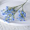 Decoração de casamento com Gipsofila de simulação buquê de segurar sensação de borracha macia Gipsofila flor de plástico de simulação única flor artificial