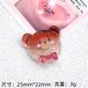 Série Flor de Alta Transparência Desenhos Animados DIY Pequenos Enfeites Acessórios de Cola de Creme Presilhas de Cabelo Pingentes para Tamancos Peças de Resina