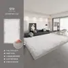 Alfombra para Sala de Estar, Lujo Ligero, Gama Alta, Lavable y Limpiable con Paño, Alfombra Minimalista Estilo Italiano Gris para Dormitorio, Tapete para Sofá del Hogar, Impermeable y Resistente a Manchas