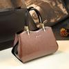Bolsas para Mulheres 2024 Nova Moda Bolsas de Mão Couro Patente Personalizadas Bolsas Femininas Bolsas de Axila Textura de Couro Genuíno Bolsas Transversais