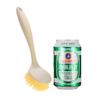 Cepillo para lavar platos, cepillo para ollas, cepillo colgante de mango largo, cepillo para limpiar estufas, cepillo para lavar platos de paja de trigo, cepillo para ollas