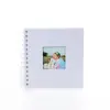 Álbum de fotos DIY libro con ventana crecimiento de bebé mini álbum de tarjetas de 6 pulgadas registro de fotos infantiles álbum de recortes hecho a mano fábrica en stock