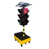 Semáforos Móviles Personalizados Solares para Uso Temporal de Emergencia, Adecuados para Escuelas, Escuelas de Manejo y Sitios de Construcción