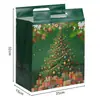 Nuevas Bolsas de Tote Navideñas, Bolsas de Regalo Festivas de Moda, Bolsas de Papel para Compras Medianas Personalizadas, Al por Mayor del Fabricante en Stock