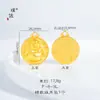 Tienda de oro con accesorios de bricolaje de oro vietnamita, buen colgante de loto, fénix, dios de la riqueza, pulsera, collar, accesorios para mujer