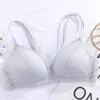 Sutiã Leve de Renda Vazada Sem Aro, Sutiã de Renda Push-Up Sexy para Meninas, Sutiã Fino Confortável para Mulheres