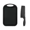 Conjunto de facas de aço inoxidável para uso doméstico, conjunto de sete peças de facas de cozinha, facas de chef