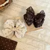Pinza de Plátano con Textura de Lujo Estilo Coreano con Moño Floral para Mujer Versátil para Cola de Caballo Alta Mostrar Volumen del Cabello Parte Posterior de la Cabeza Pinza para el Cabello
