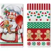 Paños de cocina navideños más vendidos transfronterizos, manteles estampados de temática navideña invernal y toallas festivas, todos personalizables