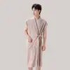 Novo Estilo Roupão Kwila Saia de Banho Toalha de Banho Vestível Fleece Coral Espessado Macio Absorvente Pijama para Casa Roupão de Hotel