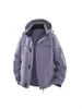 Chaqueta de trabajo con capucha de retazos de bloques de color para primavera y otoño, prenda exterior deportiva casual holgada para hombre, estilo nuevo versátil y estilizado
