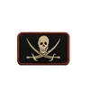Capítulo de Velcro Bordado 3D Caveira Pirata Fã Militar Capítulo de Moral Tático Suprimentos para Exterior Patch de Bandeira Pirata