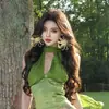 Pendientes de Flor Trenzada Estilo Resort Bohemio Pendientes Exagerados y Elegantes Europeos y Americanos Pendientes para Fotos Mismo Estilo Tik Tok