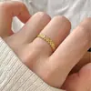 Anillo floral de plata de ley 925 Fan Zhiqiao, estilo ins fresco europeo y americano, anillo abierto de nicho moderno y versátil para mujer
