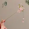Horquilla de Flor con Borla para Mujer Nuevo Estilo Chino de Gama Alta Nicho Estilo Antiguo Moño Cabello Horquilla de Pelo Horquilla Hanfu Cheongsam Accesorios para el Cabello