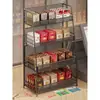 Estante Exhibidor de Cigarrillos Supermercado Tienda de Conveniencia Mostrador de Caja Estante para Cajetillas de Cigarrillos Estante de Almacenamiento Multicapa Estante para Colocar Porta Cigarrillos
