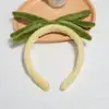 Diadema de Felpa con Cabeza para Lavado de Cara para Mujer, Adorno para el Cabello Nuevo de Dibujos Animados Lindo, Mascarilla de Lavado de Cara, Diadema, Diadema Antideslizante, Accesorios para el Cabello