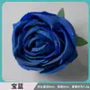 Caixa de Flores Artificiais Rosa Princesa Real com Flores Rosas Falsas, Cabeças de Rosa de Seda, Parede de Flores Atacado e Varejo, Buquê Artificial