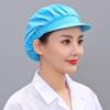 Gorro de chef de cocina, gorro de trabajo de catering para mujer, a prueba de polvo, anticaída, para taller, fábrica de alimentos, a prueba de aceite, a prueba de humo, malla transpirable.