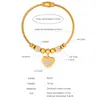 Nueva variedad de colgante de forma estrellas de bebé circón inglés digital pulsera de acero de titanio amor joyería de nicho