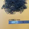 Clips de Papel Negros 28mm Clips de Papel de Colores Clips de Oficina Clips para Documentos 33mm Clips de Papel Metálicos 50mm Clips