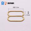 Acessórios para botões de roupas 089 fivela ajustável bico de pato de múmia fivela de liga ouro e prata preto e branco fivela de chapéu de roupa íntima revestida de plástico