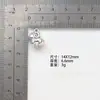 Pingente de ovelha do zodíaco em desenho animado 14x12mm, acessório DIY de liga, colar, chaveiro, corrente de suéter, acessório de joia, atacado