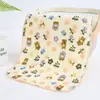Toalla de Bebé Crepé Algodón Gasa de Cuatro Capas Babero Cuadrado para Niños Toalla Facial para Bebés de Guardería