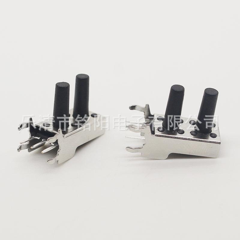 THDP24 6X6X5.0双支架开关 双头支架轻触开关