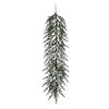 Amazon Europeu e Americano Transfronteiriço Artificial Borracha Macia Folha de Pinheiro Planta Verde Rattan Guirlanda Natal Parede Montada Decoração de Lareira
