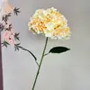 Centro de mesa para sala de jantar, flor única de hortênsia romana artificial, arranjo floral de casamento, flor artificial, hortênsia artificial