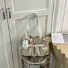 Bolso Casual de Hombro Único Fruncido para Mujer, Nuevo Bolso de Mano de Mezclilla Moda 2026, Bolso Cubo de Gran Capacidad