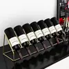 Decoración de Estante de Vino de Lujo Ligero, Estante de Exhibición de Gabinete de Vino de Gama Alta, Soporte Inclinado para Botellas de Vino de Uso Doméstico, Estante de Vino Decorativo
