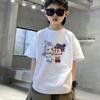[Nuevo en Primavera de 25] Explosions 2025 Camiseta Infantil de Algodón 100% para Niños y Niñas Camiseta de Manga Corta Estilo Extranjero