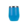 Taza Aislada de Doble Capa de Acero Inoxidable 304, Copa de Vino Portátil con Forma de Huevo, Taza de Agua para Exteriores Simple y Elegante para Montar en el Coche, Logo Personalizable