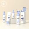 Rongben 130ml Frasco Tubo de Limpeza Facial 100ml Frasco Squeeze Frasco Plástico PE 30ml Frasco de Creme para Mãos Branco em Estoque