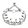 Collar de Entrenamiento Efectivo de Pinza para Perros con Puntas de Goma de Confort Seguro Ajustable Desmontable de Acero Inoxidable para Mascotas